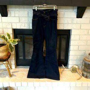 Veronica Beard high waisted, flare jeans